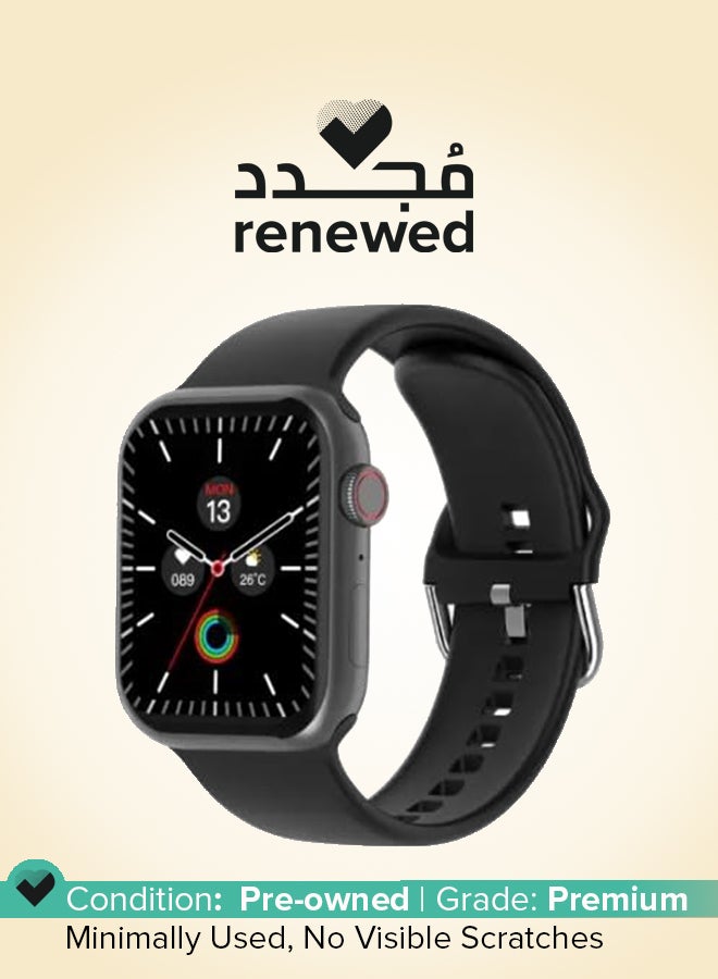 Gizmore Renewed - GizFit Plasma Sleek & Stylish Bluetooth Calling Smartwatch 1.9 Inch HD Display 550 NITS & Multi-Sport Modes HR SpO2 IP67 with Rotating Crown Controls - Image 1