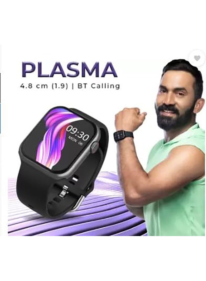 Gizmore Renewed - GizFit Plasma Sleek & Stylish Bluetooth Calling Smartwatch 1.9 Inch HD Display 550 NITS & Multi-Sport Modes HR SpO2 IP67 with Rotating Crown Controls - Image 2