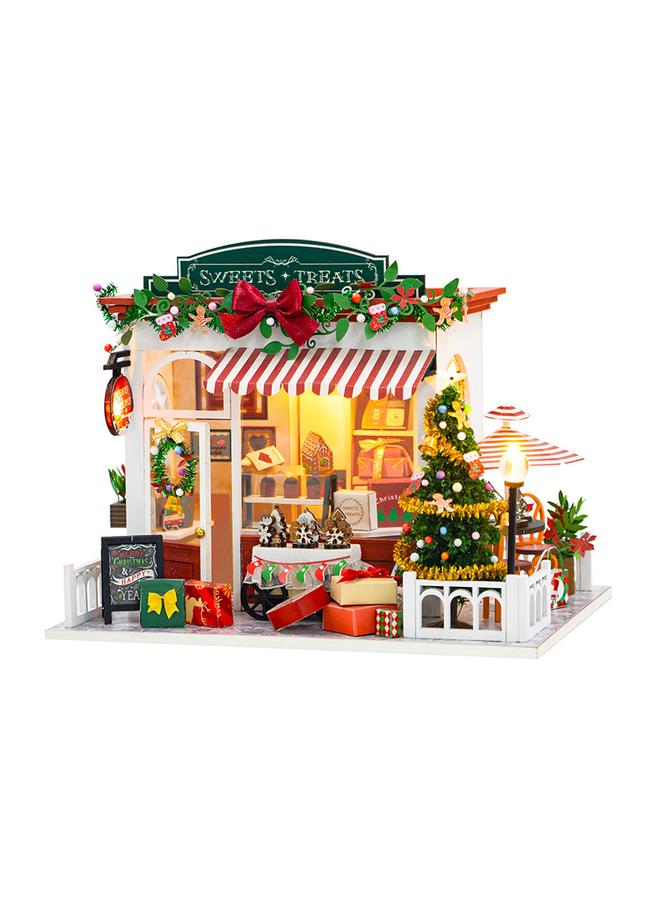 Bluejw Hongda DIY Cabin Christmas Cabin Handmade Assembled Villa Model Innovative Women's Christmas Gift Birthday Gift - Image 1