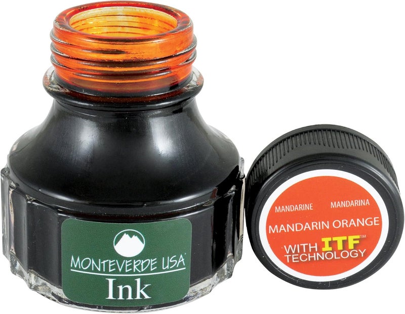 Monteverde USA Ink with ITF Technology, 90 ml Mandarin Orange (G308MO) - Image 3