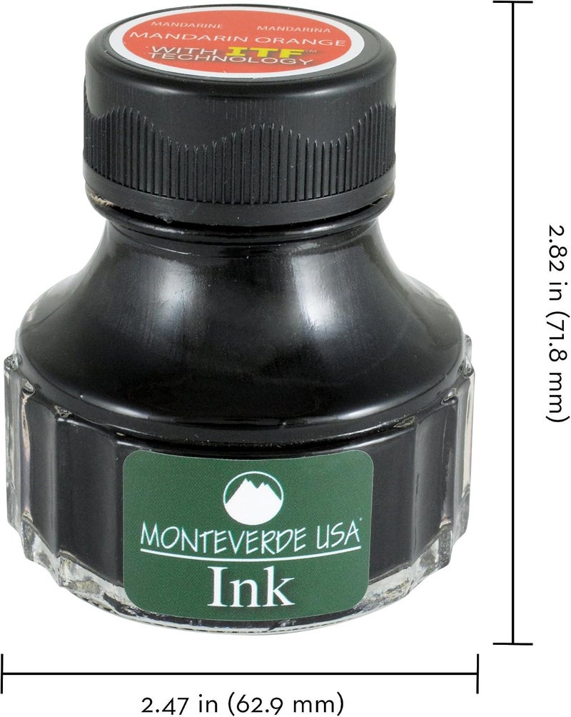 Monteverde USA Ink with ITF Technology, 90 ml Mandarin Orange (G308MO) - Image 2