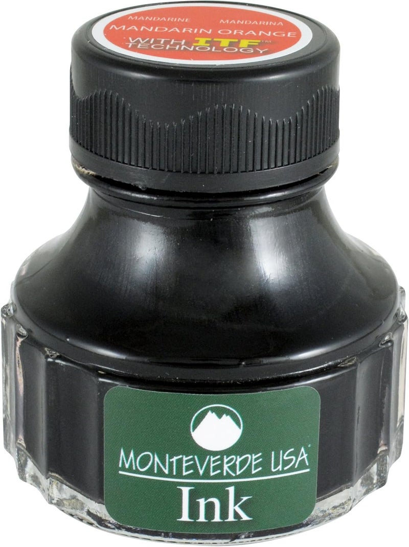 Monteverde USA Ink with ITF Technology, 90 ml Mandarin Orange (G308MO) - Image 1