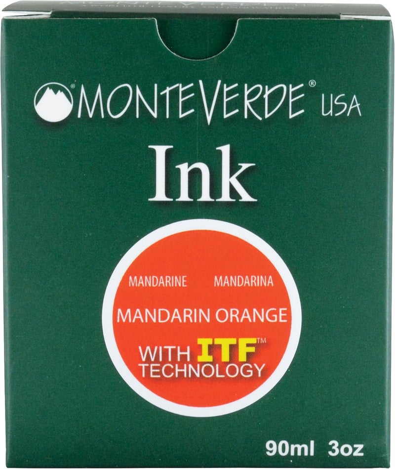 Monteverde USA Ink with ITF Technology, 90 ml Mandarin Orange (G308MO) - Image 5