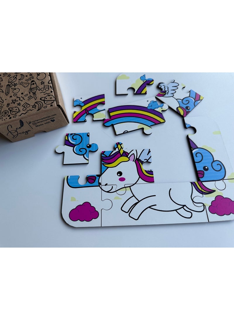 10-Piece Wooden Unicorn Puzzle for Babies and Children Age 2+ - pzsku/ZBD498EDFC2A3BC0C0049Z/45/_/1725723509/1022fb74-1e28-4424-9a70-a8e2000737d8