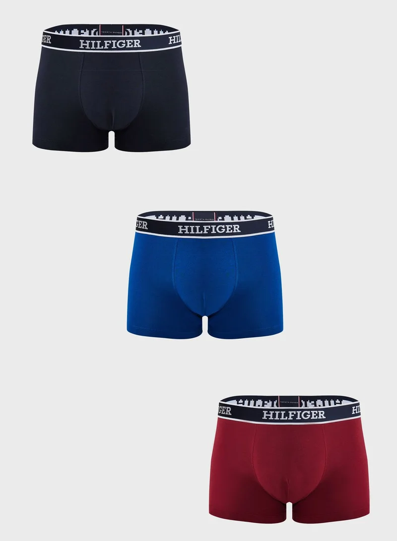 TOMMY HILFIGER 3 Pack Assorted Trunks