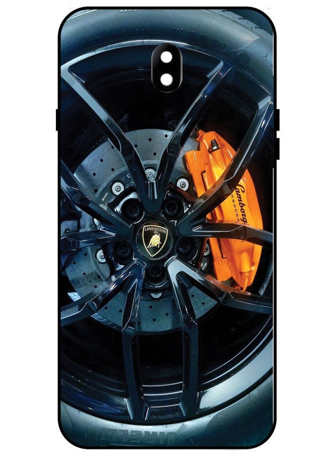 EYE CATCH Protective Case Cover For Samsung Galaxy J7 2017 Smart Series Printed Protective Case Cover for Samsung Galaxy J7 2017 Lamborghini Wheel  - Image 1