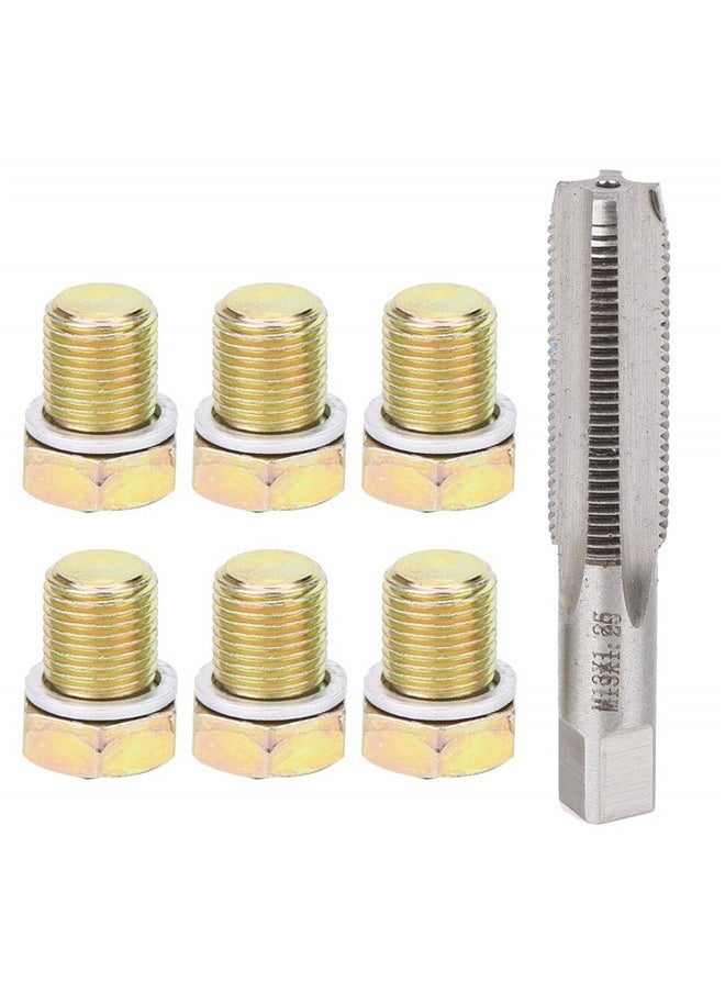 Generic Thread Tool Set,M13 x 1.25MM Oil Drain Plug Tap Thread Repair Kit Oil Pan Screws Rethread Tool  - Image 4