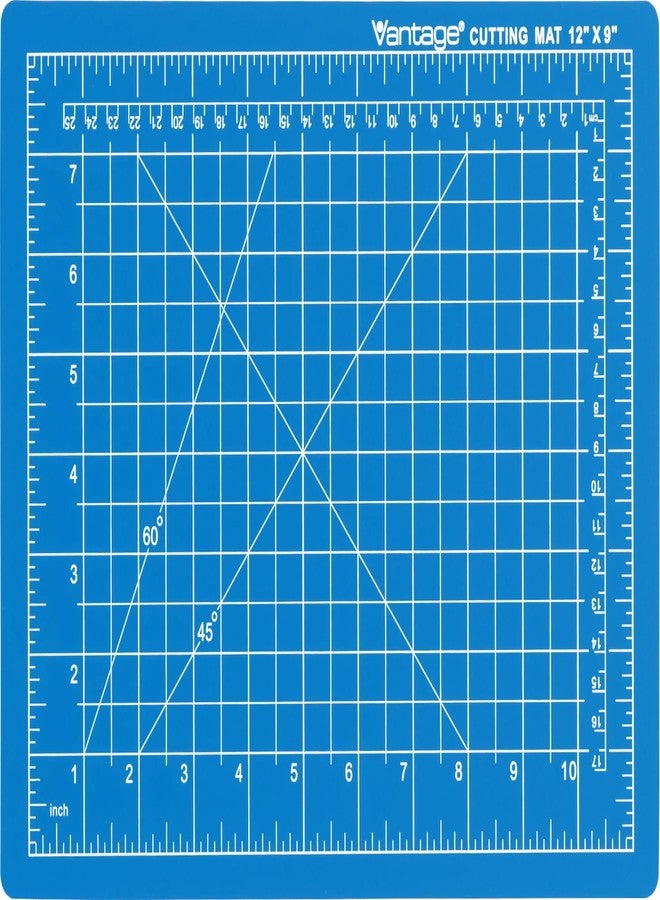Dahle Vantage 10690 Premium Self-Healing Cutting Mat, 9"x12", 1/2" Grid, 5 Layers for Max Healing, Perfect for Crafts & Sewing, Blue - Image 1