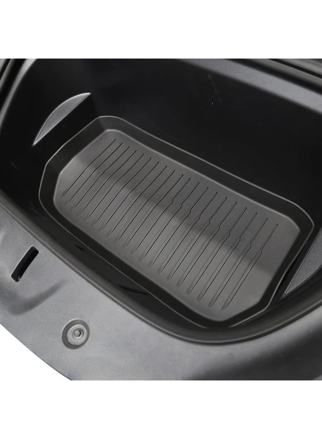TPE Mats For Tesla Model Y 2021 2024 Lower Trunk Mat 1 Piece Waterproof Non Slip - Image 3