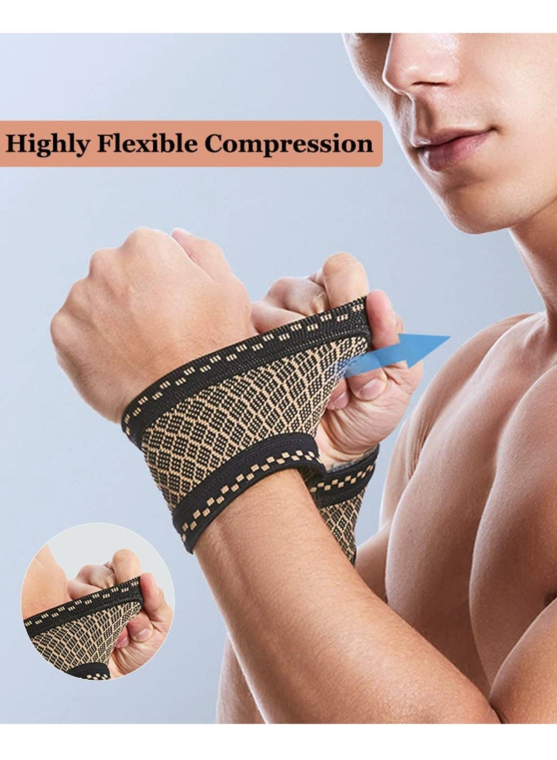 DURKU Sports Bands Breathable Injury Protection Wrist Guards, Sandbag Wrist Guard Workout Sandbag Wrist Resistance Wrist Weight Training Aid for Strength Training (Size: S) - Image 4