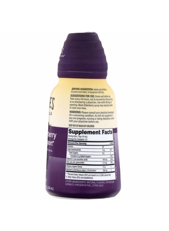 Zarbee's Zarbee''s Liquid Daily Immune Support, High Concentrate Liquid, with Real Elderberry Vitamin C & Zinc, Black Elderberry Flavor, For Daytime Use, 8 Fl Oz, brand is Zarbee''s - Image 2