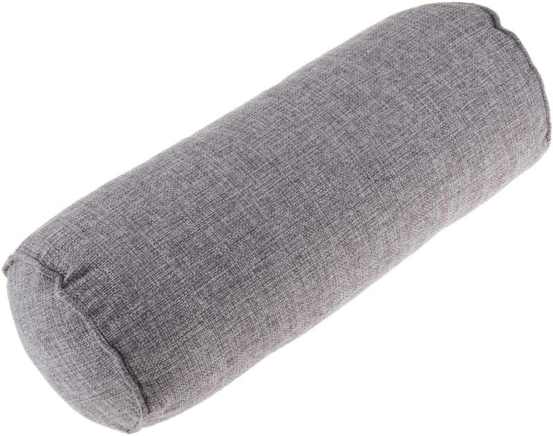 klarako Full Round Bolster Pillow Cushion for Massage Table  Linen Yoga Bolster, 15.7inch Long & 5.9 Dia.  4Color - Image 5