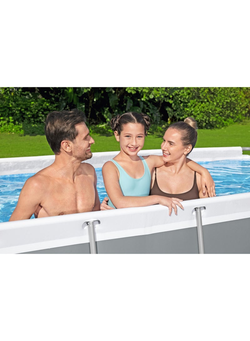 Bestway Steel Pro MAX Rectangular Above Ground Pool Set, 4.04m x 2.01m x 1.00m - Image 2