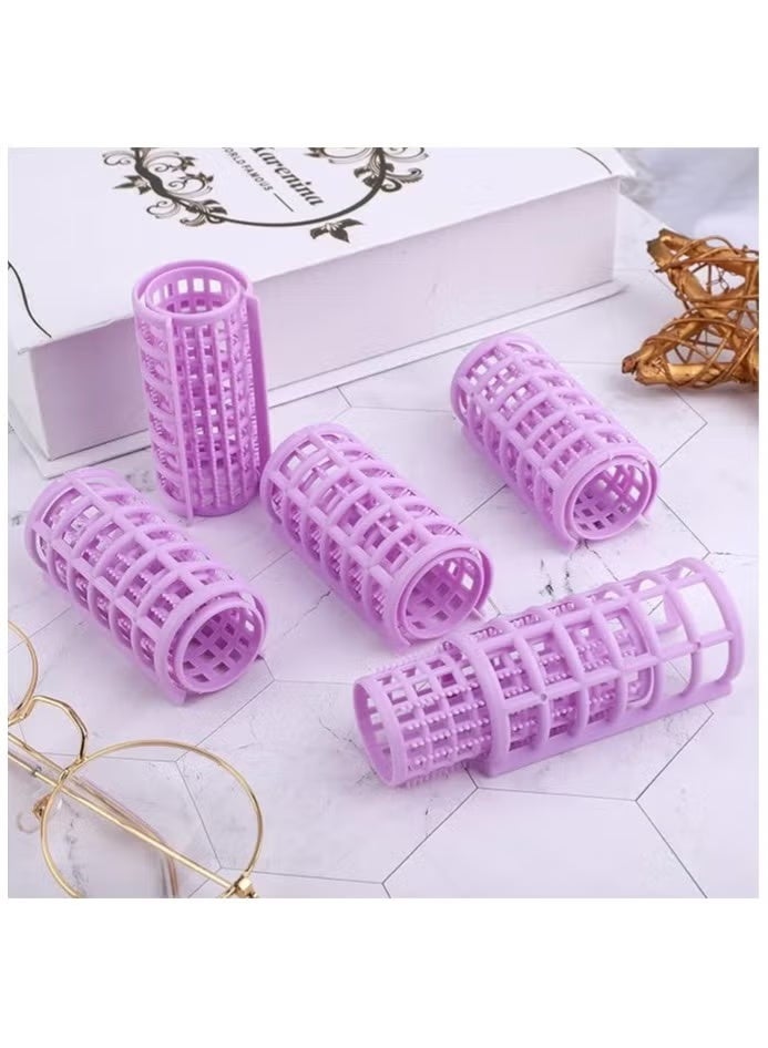 Plastic Hair Styling Rollers - Magic Hair Curlers - 4 Pcs Color may vary - Image 3