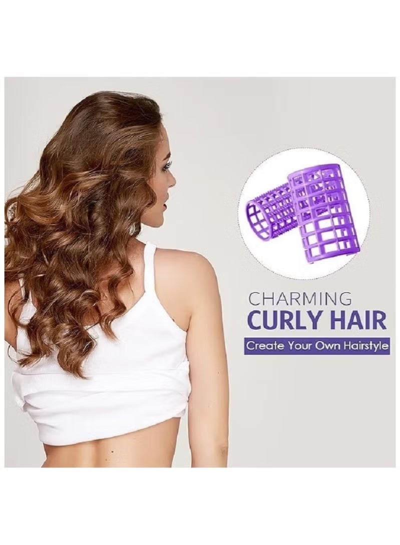 Plastic Hair Styling Rollers - Magic Hair Curlers - 4 Pcs Color may vary - Image 5