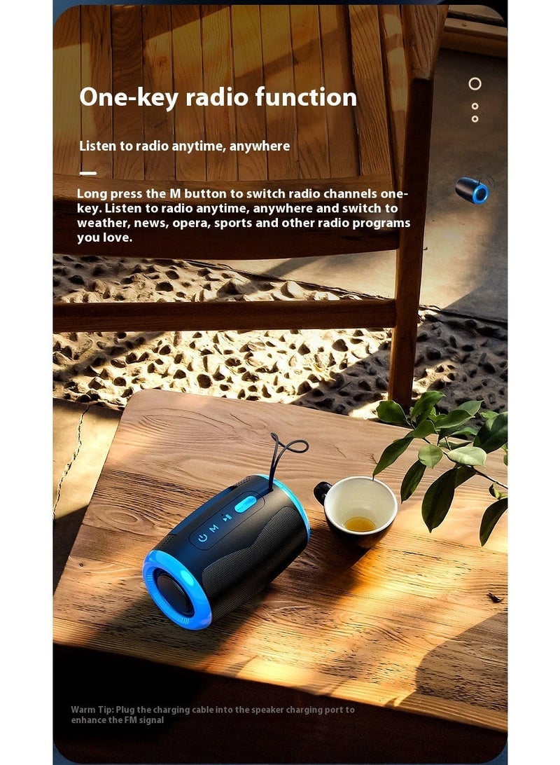 AI Smart Bluetooth Speaker | Bluetooth 5.3 + TWS Seamless Interconnection | Built-in Voice Assistant Function | Extra-Long Battery Life - Image 5