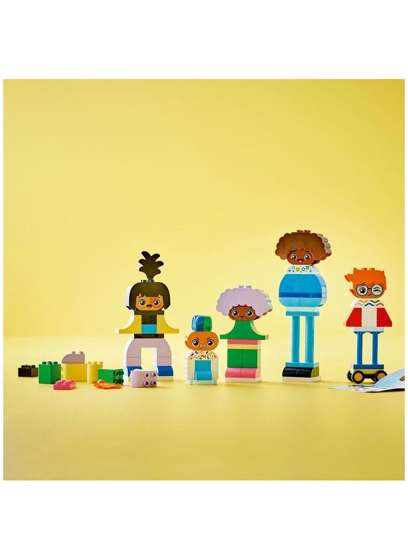 LEGO LEGO Duplo Buildable People With Big Emotions 10423 Building Blocks Toy for Toddlers (71 Pieces)  - Image 4