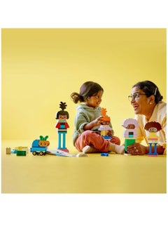 LEGO LEGO Duplo Buildable People With Big Emotions 10423 Building Blocks Toy for Toddlers (71 Pieces)  - Image 2