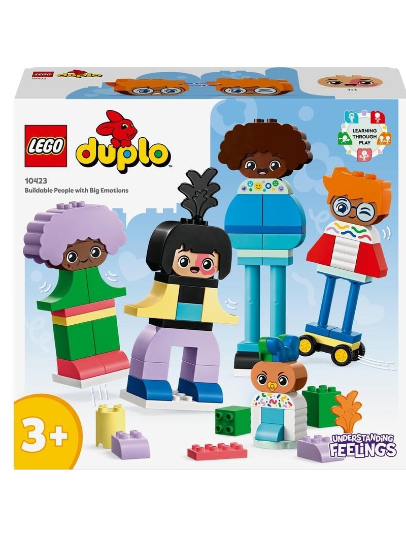 LEGO LEGO Duplo Buildable People With Big Emotions 10423 Building Blocks Toy for Toddlers (71 Pieces)  - Image 5