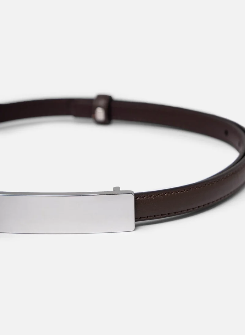 Lichi  Slim belt with rectangular buckle for Women | Best Price UAE