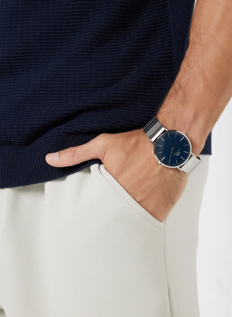 DANIEL WELLINGTON Classic 40mm Silver Watch