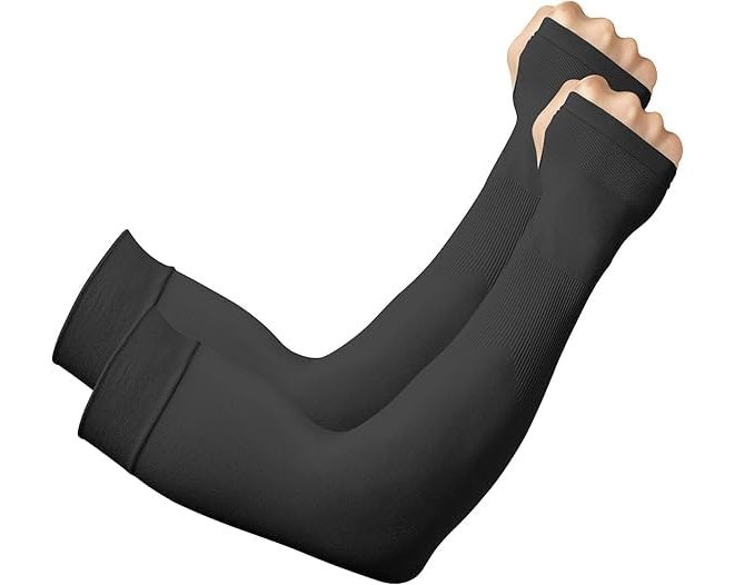 Fuelbyte UV Protection Hand Gloves for Sun Protection - Arm Sleeves for Men & Women, Perfect for Bike Riding, Summer, and Outdoor Sports - Full Hand Gloves, Sun Gloves, Cooling Sleeves - Image 1