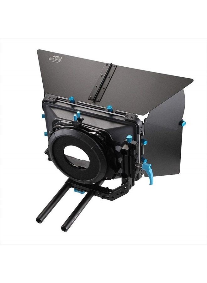 foto4easy - Foto4easy 4x4 Swing Away Matte Box with Follow Focus 15mm Rail Rod Rig for DSLR Cameras Sony A7 A7R A7S A7II A7III A7IV A6000 A6400 A6600 Nikon Z6 Z7 Canon EOS R 5D 6D 7D Mark II III IV - Image 1