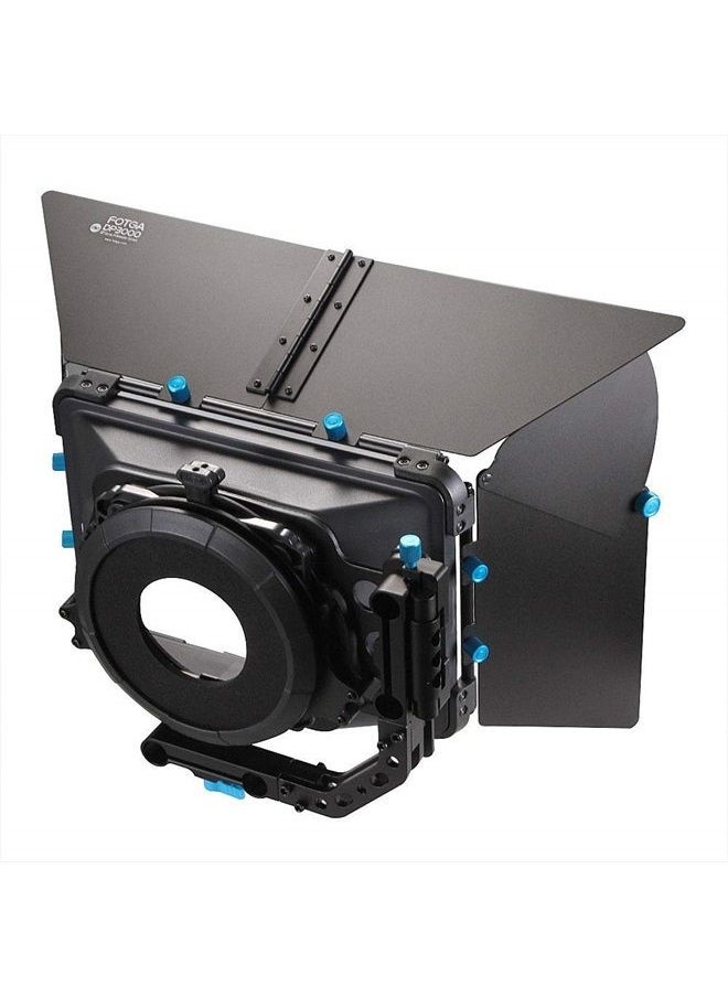 foto4easy - Foto4easy 4x4 Swing Away Matte Box with Follow Focus 15mm Rail Rod Rig for DSLR Cameras Sony A7 A7R A7S A7II A7III A7IV A6000 A6400 A6600 Nikon Z6 Z7 Canon EOS R 5D 6D 7D Mark II III IV - Image 1