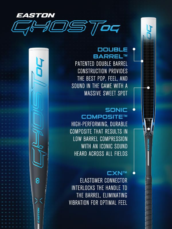 Easton 2025 Ghost OG Fastpitch Softball Bat Approved for All Fields 9 Drop 33 - Image 3