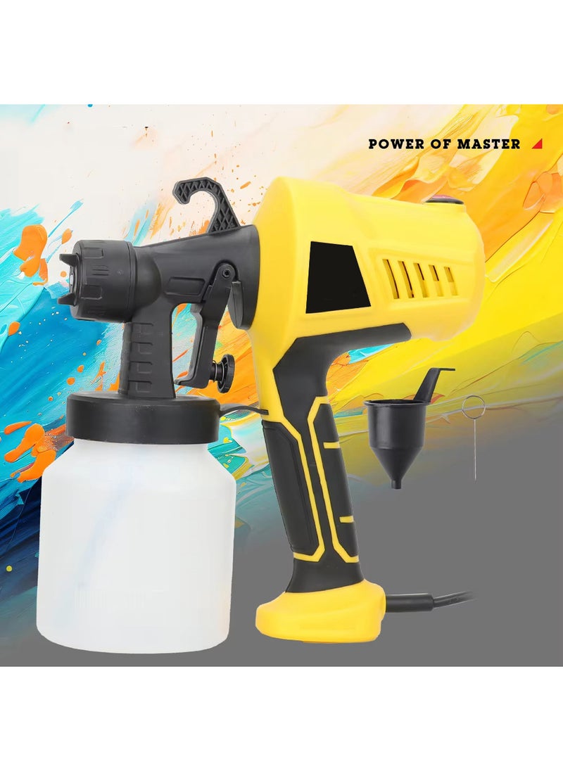 Electric Spray Gun Control Easy Spray Painter Power Tool Flow Spray Painter Car Repair Tools for Paint Mist Gun with Adjustable Nozzle
