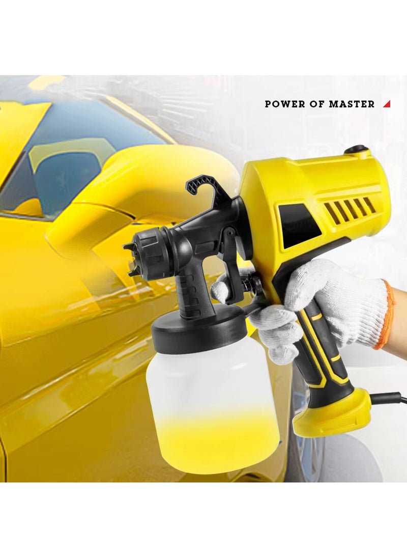 Electric Spray Gun Control Easy Spray Painter Power Tool Flow Spray Painter Car Repair Tools for Paint Mist Gun with Adjustable Nozzle