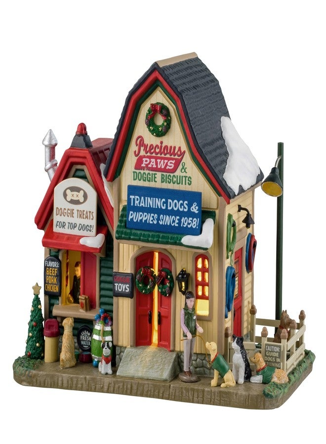 Lemax Precious Paws & Doggie Biscuits, Lighted Buildings, #45275 - Image 1