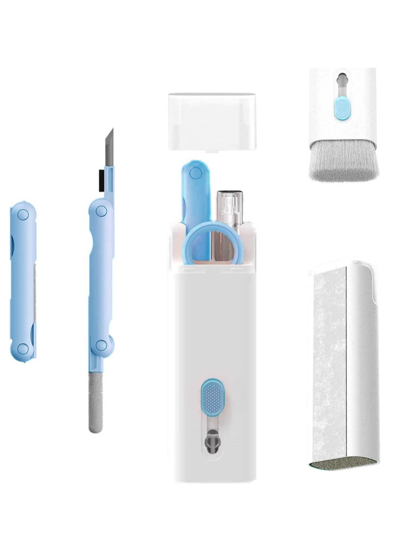 Laptop Cleaner, 7 in 1 Keyboard Cleaner Set, Computer MacBook Earphone Cleaning Kit, Tablet and Screen Dust Brush Including Soft Sweep, Swipe - Image 1