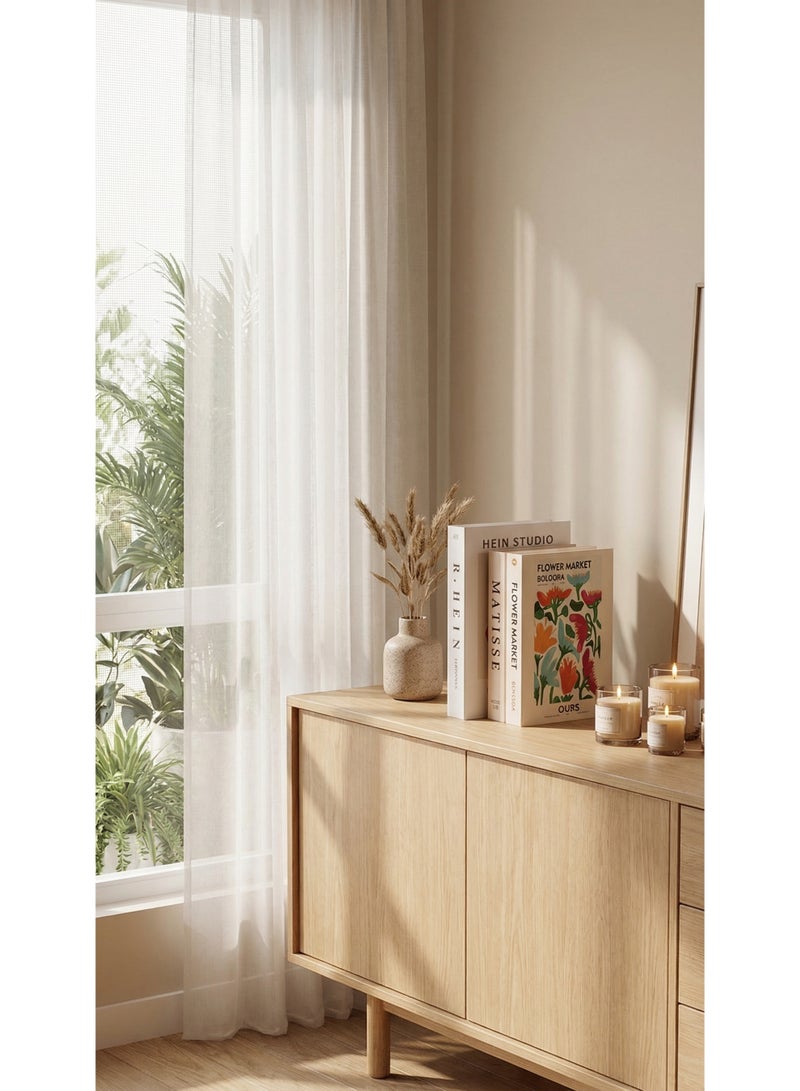 NIBEMINENT 3pcs Modern Fake Books for Decoration,Artistic Cover Home Decor Bookshelf Props,Thickened Gray Board,High - Definition Printing,Quality Gluing - Image 2