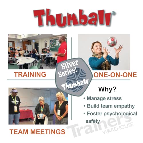 Trainers Warehouse Stress Management Thumball 6" | Prompts for Safe Conversations About Stress - Fun, Safe and Easy to Facilitate | 32 Panels to Prompt Conversation - Image 5