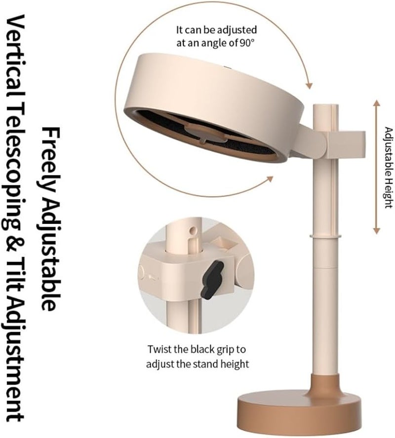 Rechargeable Portable Range Hood 3 Speed Desktop Kitchen Exhaust Fan With Carbon Filter - Image 5