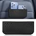 LHDOS Car Seat Side Pocket Organizer Multifunctional Mini Console Storage Bag for Phone Keys Sunglass Wallet PU Leather Tray Pouch Car Organizer Accessories for Seat Door Window Console Black - Image 2