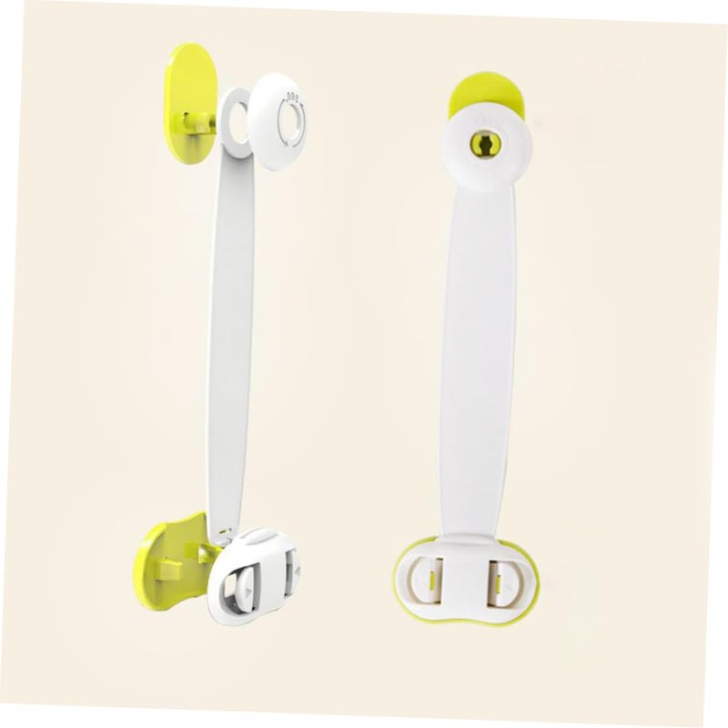 2Pcs Green Pinch Latch Guard for Cabinets and Refrigerators Easy Installation Material Keeps - Image 4