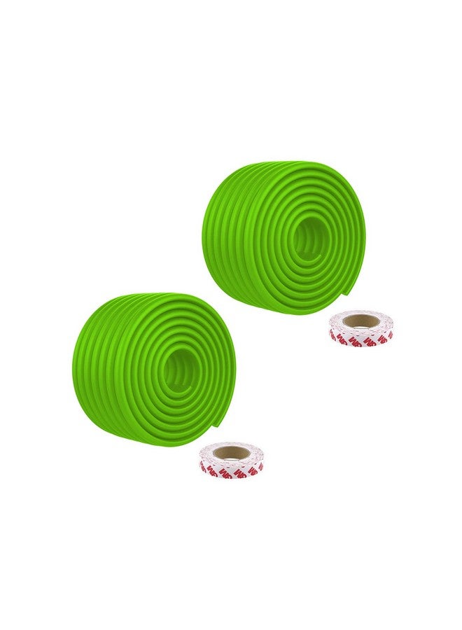 Safe-O-Kid ® (Set Of 2), Soft Cushioned 6.4 Ft / 2 Mtr Multi Functional Edge Guards With Strong 3M Adhesive, Safety For Sharp Edges For Babies- Grass Green - Image 1