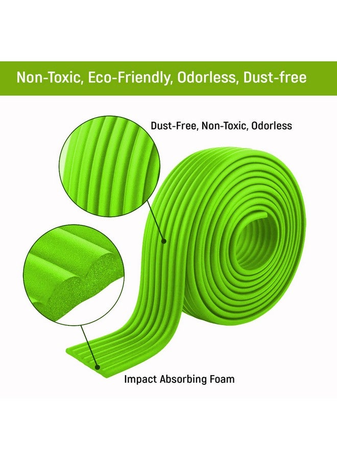 Safe-O-Kid ® (Set Of 2), Soft Cushioned 6.4 Ft / 2 Mtr Multi Functional Edge Guards With Strong 3M Adhesive, Safety For Sharp Edges For Babies- Grass Green - Image 4