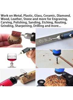 Bolivia's Rotary Tool Kit 108Pcs Cordless Rotary Tool Kit Engraving Tool Kit Mini Rotary Tool Cordless Power Rotary Tools For Cutting Drilling Sanding Engraving Polishing And Diy Crafts  - Image 5