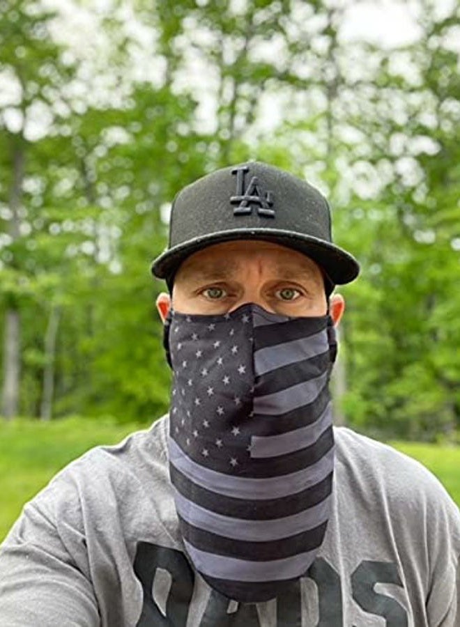 KT Valley Company Beard Face Mask for Men with a Beard, Bearded Men Face Mask, Reusable and Comfortable Beard Mask (USA Flag) - Image 5