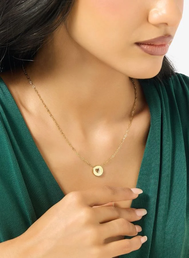 Guess  Coin Pendant Chain Necklace for Women | Best Price UAE