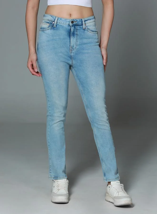 HIGH STAR Women High Rise Slim Fit Jeans