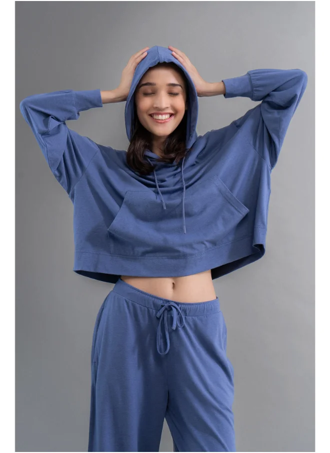 NeceSera Limited Edition Luxflo Travel Blue Hoodie