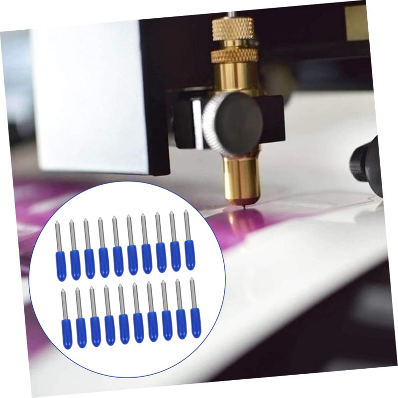 Blue Engraving Tool Cutting Blades Lettering Cutters 20pcs Plotter Parts for Window Tint Glitter - Image 4