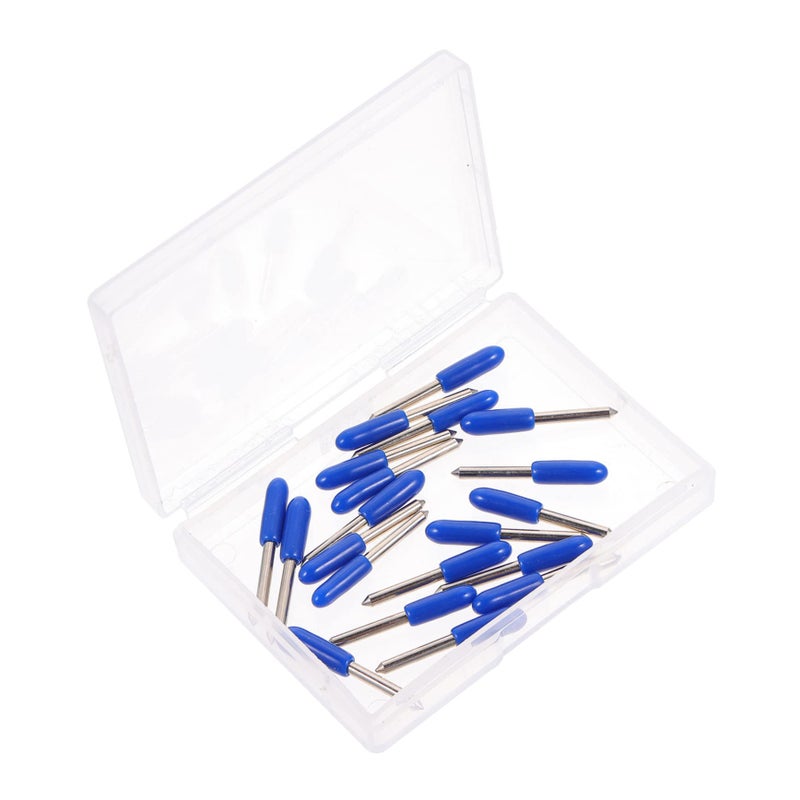 Blue Engraving Tool Cutting Blades Lettering Cutters 20pcs Plotter Parts for Window Tint Glitter - Image 2