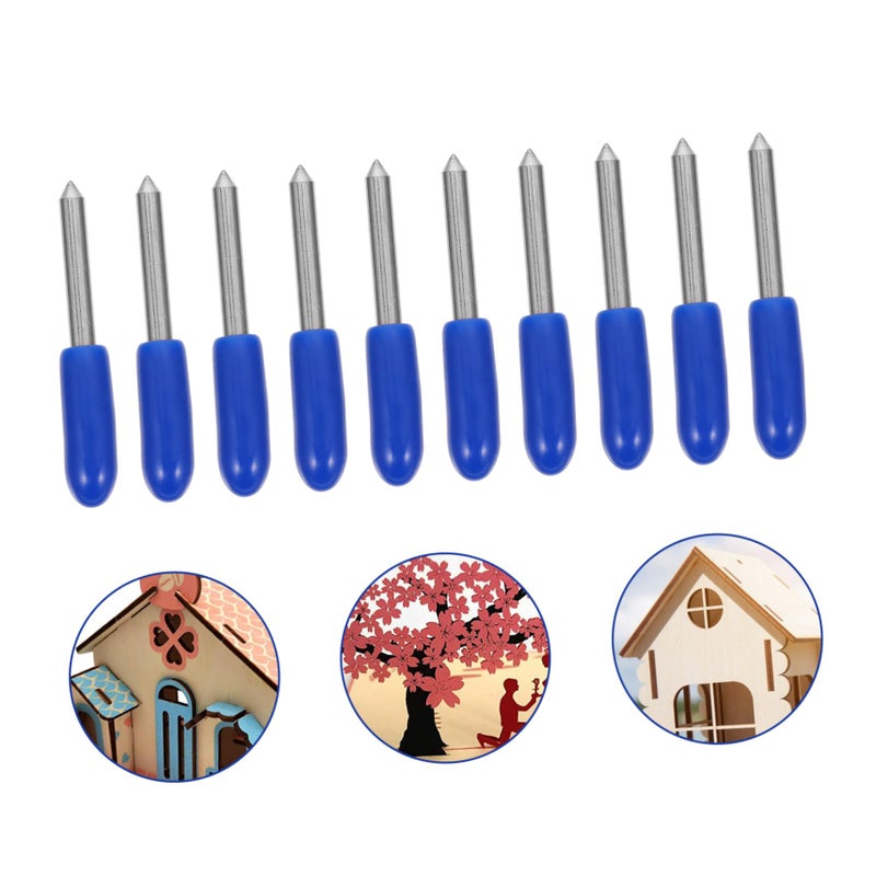Blue Engraving Tool Cutting Blades Lettering Cutters 20pcs Plotter Parts for Window Tint Glitter - Image 5