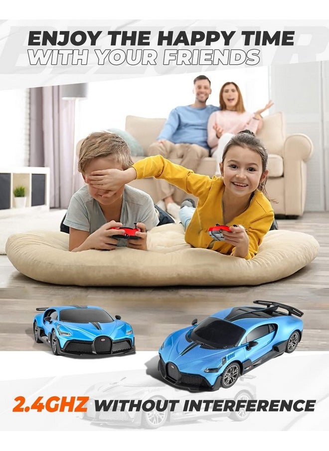 BEZGAR BEZGAR Bugatti Remote Control Car for Boys 8-12 - 1:24 Officially Licensed Bugatti Divo Racing Car Model Vehicle, Experience The Thrill of Bugatti with 2.4Ghz Bugatti Toy Car for Kids and Adults  - Image 3