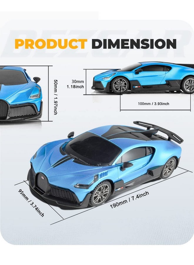 BEZGAR BEZGAR Bugatti Remote Control Car for Boys 8-12 - 1:24 Officially Licensed Bugatti Divo Racing Car Model Vehicle, Experience The Thrill of Bugatti with 2.4Ghz Bugatti Toy Car for Kids and Adults  - Image 2
